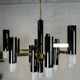 Vintage design 'hexagon' black & gold chandelier – Boulanger