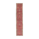 Hand-knotted rustic turkish red runner carpet 91 cm x 442 cm