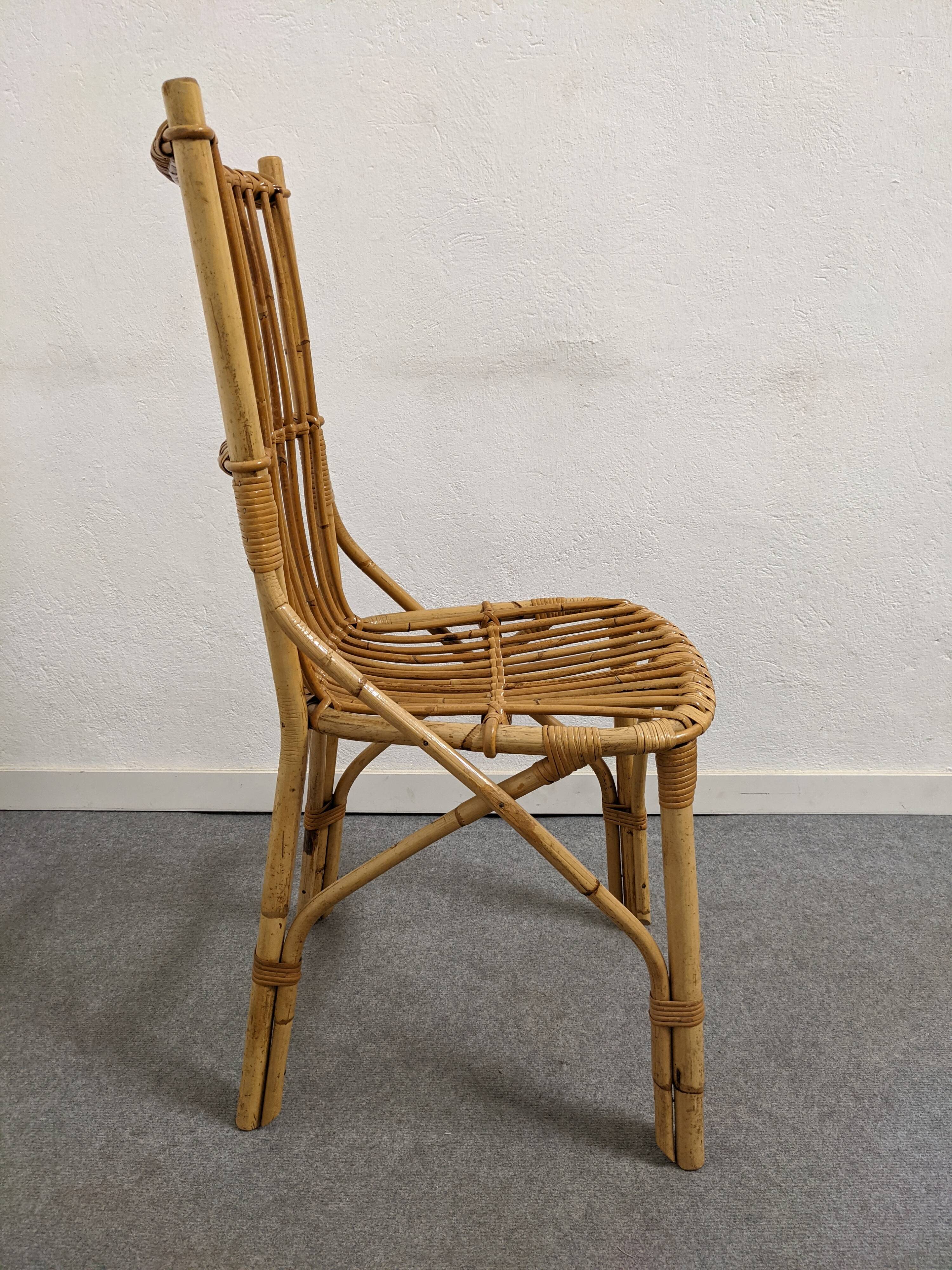 60s/70s bamboo chair