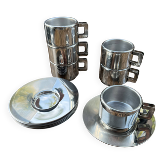 Tasses à café en inox STO Casalinghi, Italie