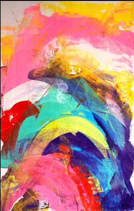 Gunnar Zyl XXL Original Painting – Abstract Street Art