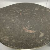 Italian marble teardrop coffee table, 1980s