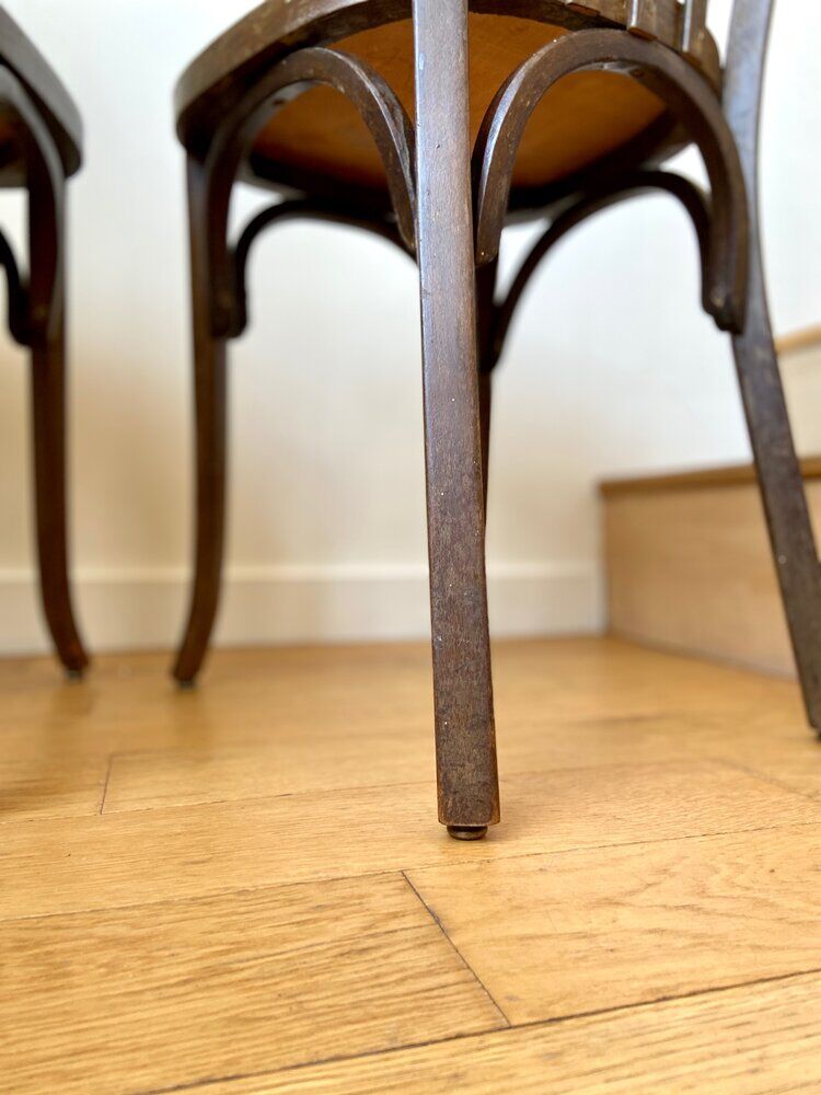 2 Baumann bistro chairs in dark wood