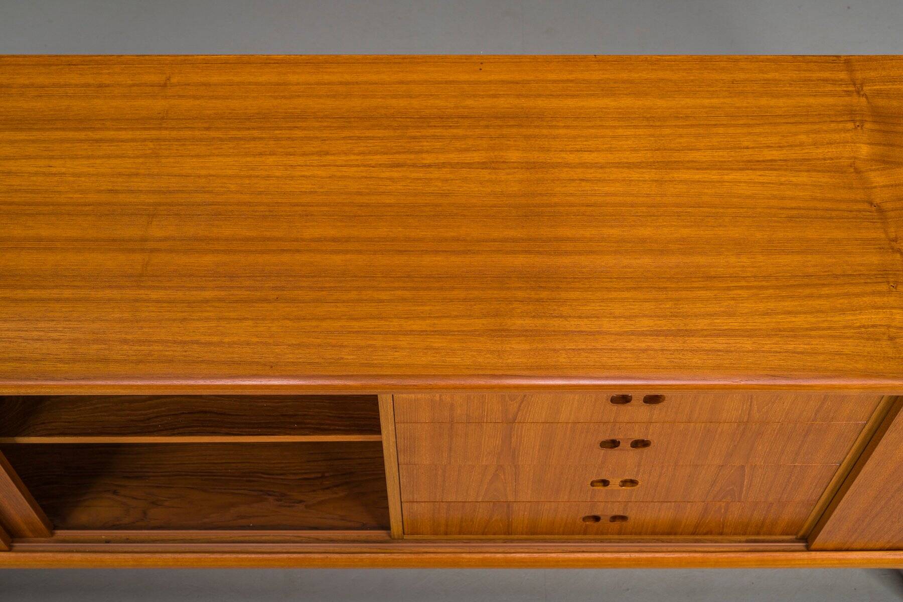 Mid-century Scandinavian modern teak sideboard by Harry Østergaard for Randers Møbelfabrik, 1960s
