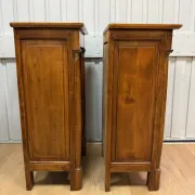 Pair of Empire style bedside tables