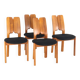 Set of 4 Danish Dining Chairs 'Ronum' - mid century modern in teak