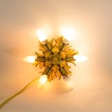 Recessed ceiling lamp with floral shape of Italian design 50s