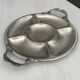 Plateau rond jean couzon en inox – Plat de service vintage design fran