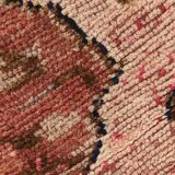 Red Cream Tribal Turkish Runner Rug 88x311Cm SK 18885