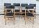 Lot of 6 mid-century folding chairs from the 60s/70s vintage.