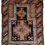 Tapis ancien de prière Baloutche fait main 66x104 cm en laine - 1C1045