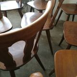Set de 12 chaises bistrot