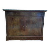 Louis Philippe period low sideboard in mahogany