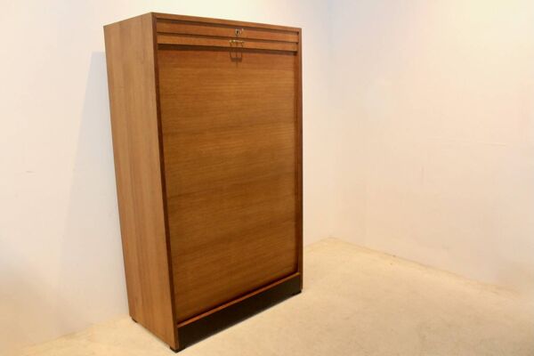 Armoire de rangement de bureau de bibliothèque néerlandaise avec porte coulissante