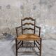 Straw armchair