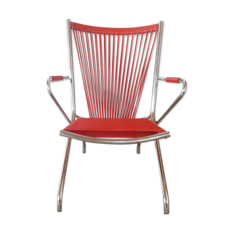 Vintage scoubidou armchair