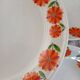 5 vintage deep plates Moulin des Loups
