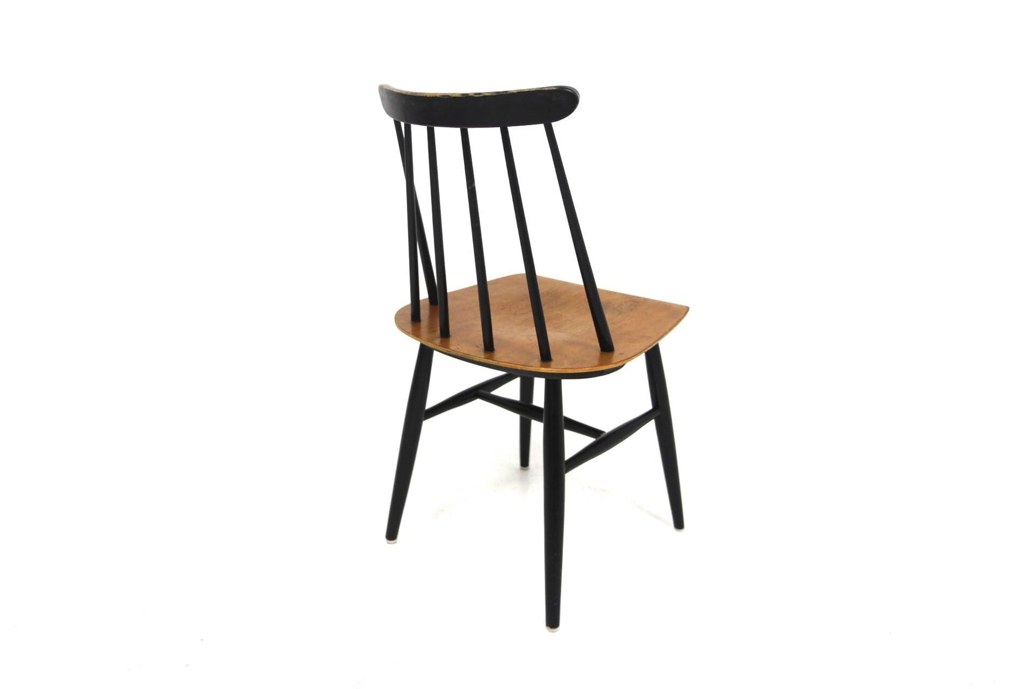 Set of 4 Scandinavian "Fanett" chairs, Ilmari Tapiovaara, Sweden, 1960