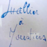 Moustiers-Sainte-Marie earthenware buttermaker by Lallier workshop