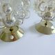 Pair of Limburg Bubble Glass Lamps