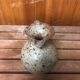Old vintage brown stoneware pitcher