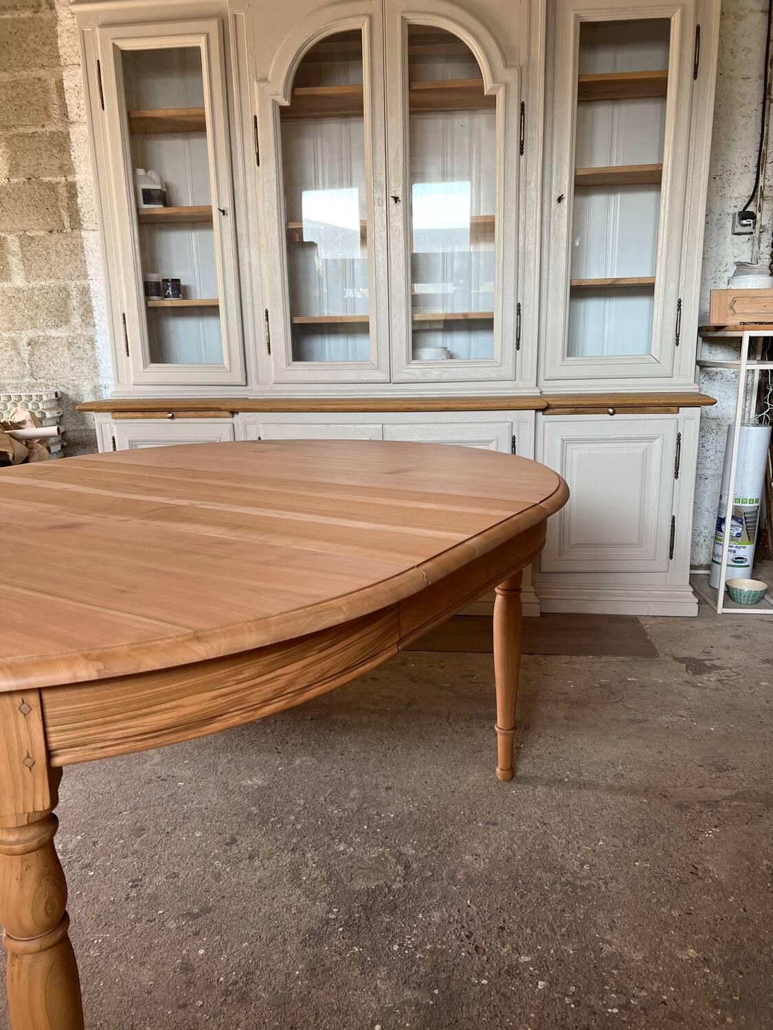Solid cherry wood table