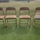 4 chaises Baumann modèle Traîneau