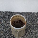 Ancien vase en fonte vintage