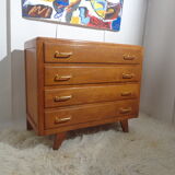 Vintage commodity of the 50s feet light oak compass