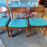 Four vintage Italian chairs from the 1980s