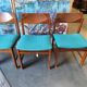 Four vintage Italian chairs from the 1980s