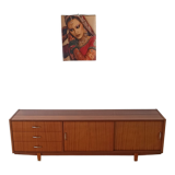Vintage lowboard with drawers and shelves, 1970