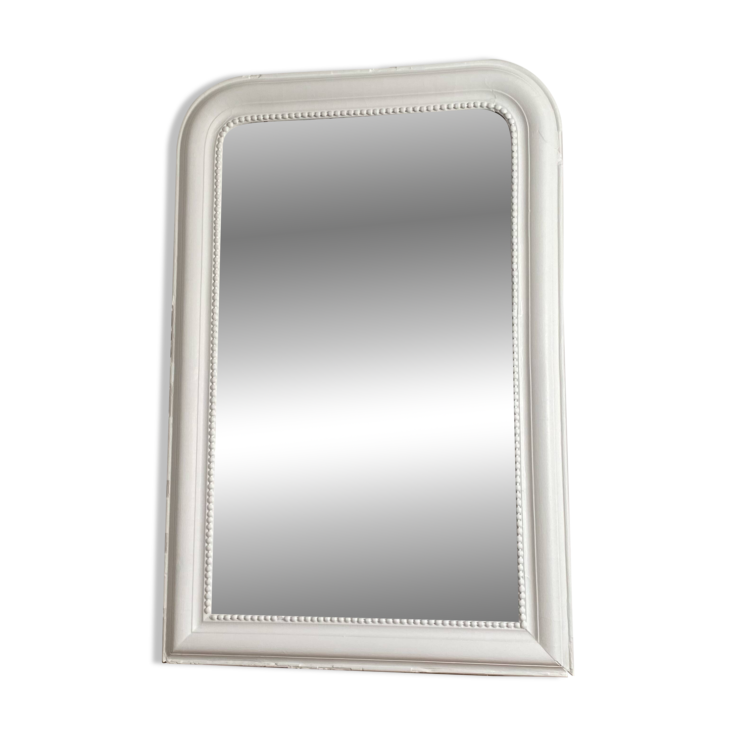 Louis Philippe mirror, late 19th century. White. 135x90.