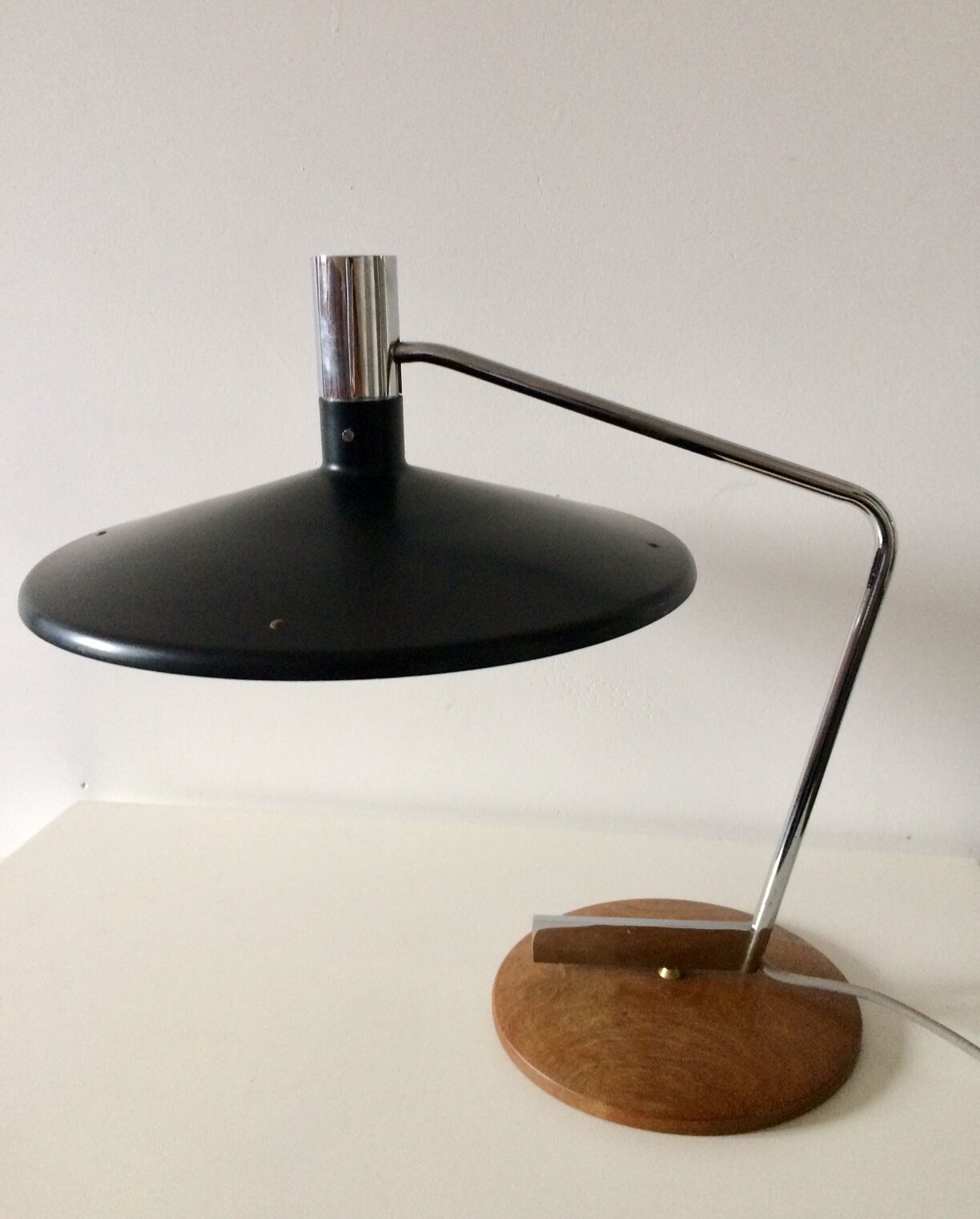 1960's desk lamp with turning base by George Frydman