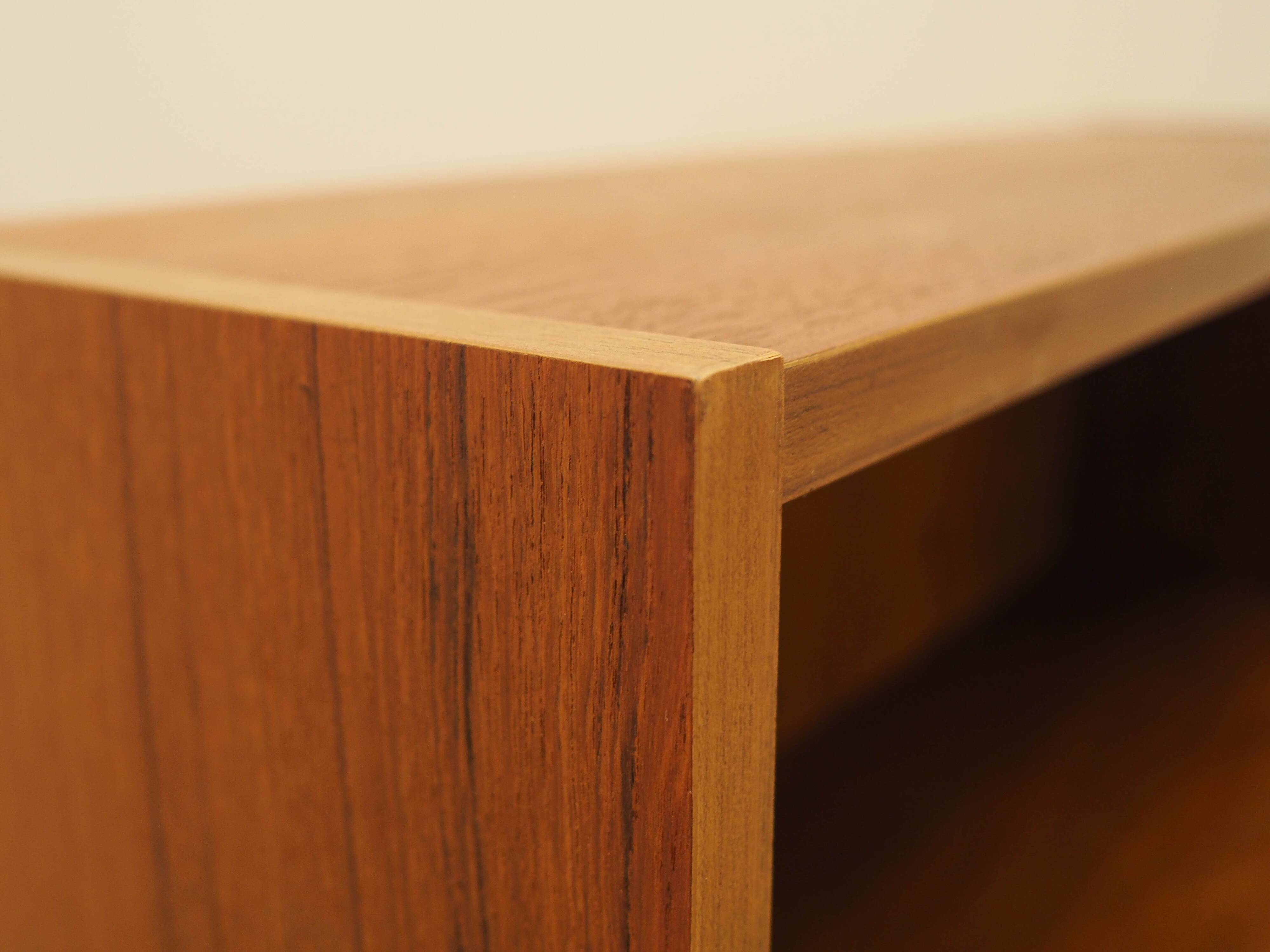 Teak bookshelf, Danish design, 1970s, made in Denmark.