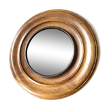 Antique mahogany wall bracket with glass lid