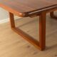 Table basse classique de Niels Bach des années 1960