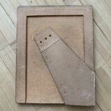 Old beveled mirror frame