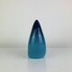 Blue sea ceramic vase signed Sagone Corsica
