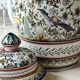 Potiche/ginger pot, tea reproduction xviith museum, art and deco, hand painted signed