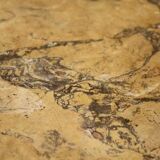 Italian Louis XVI White Lacquer and Giltwood Console with Scagliola Siena Marble Top