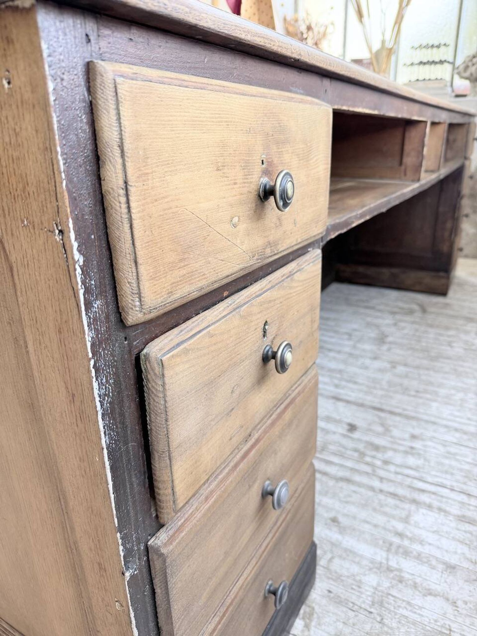 Oak workbench 250 cm XL 1950