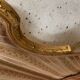 Louis xvi style shepherdess in gilded wood xx century