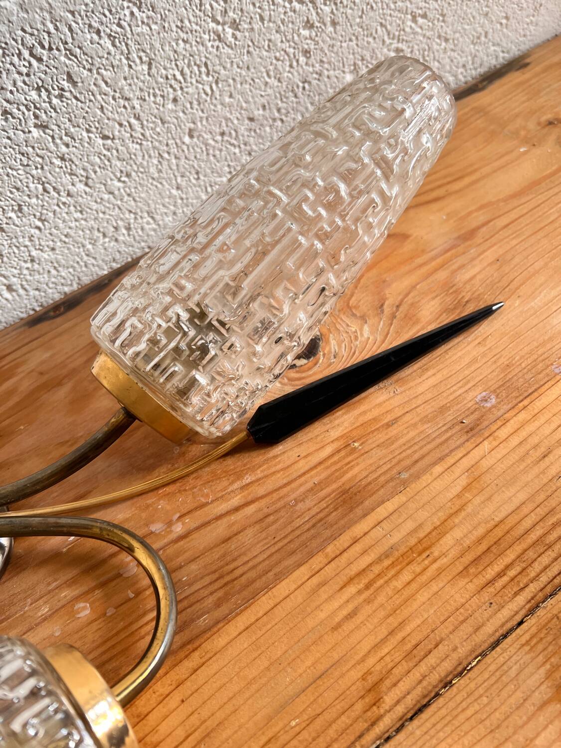 Pair of double rockabilly sconces