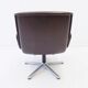 Fauteuil en cuir brun Wilkhahn Delta 2000 de Delta Design