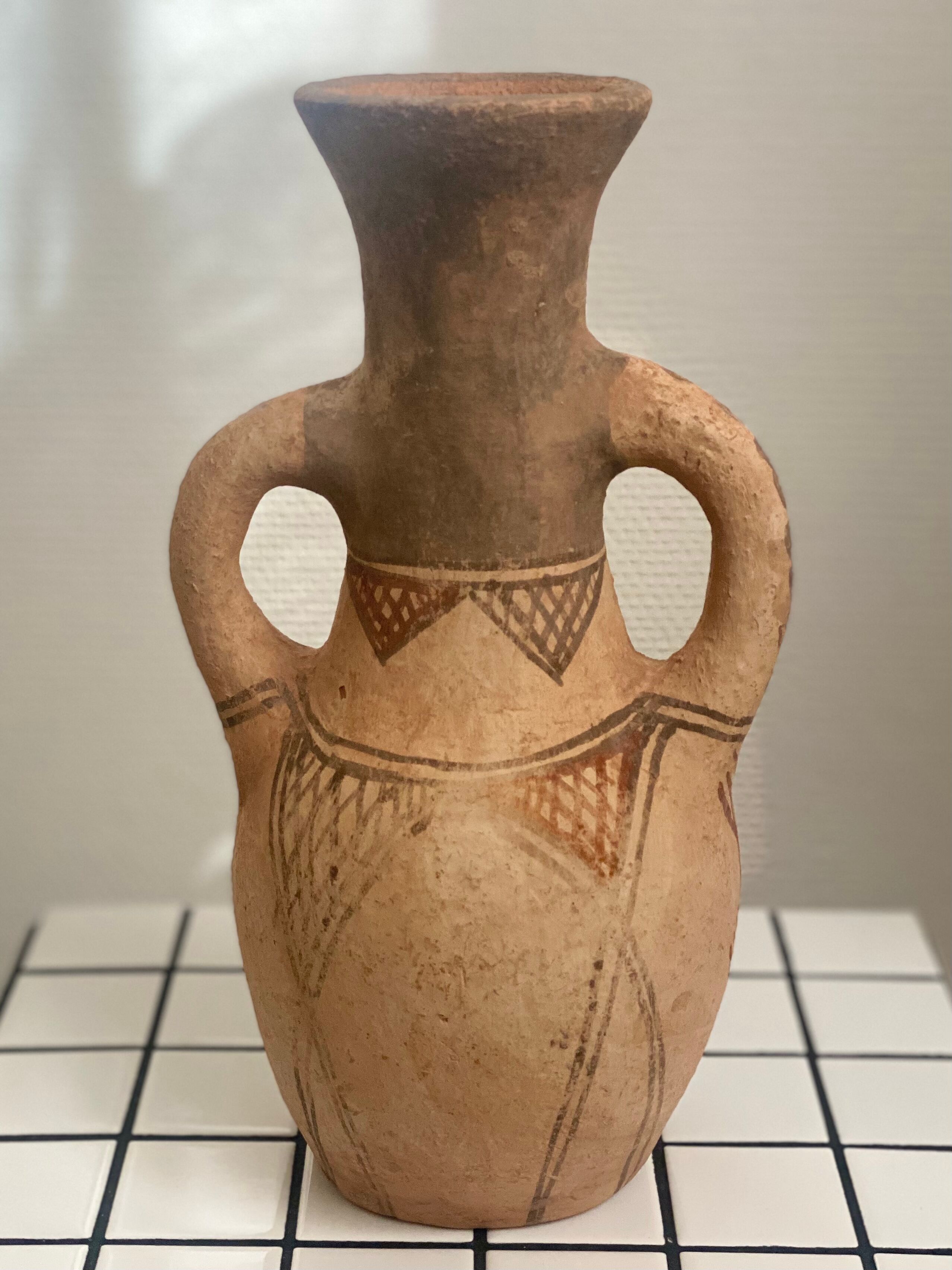 Pottery vase vintage water jar Berber Moroccan rif