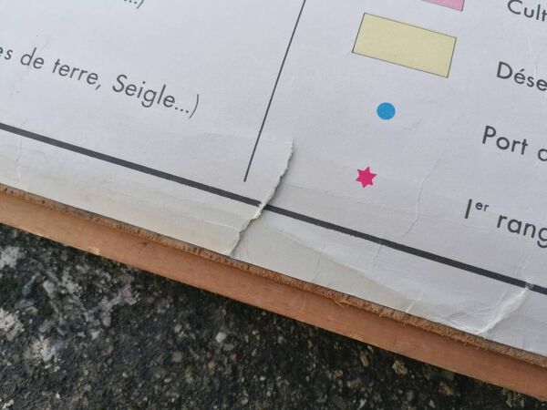 Ancienne carte MDI Chine - URSS