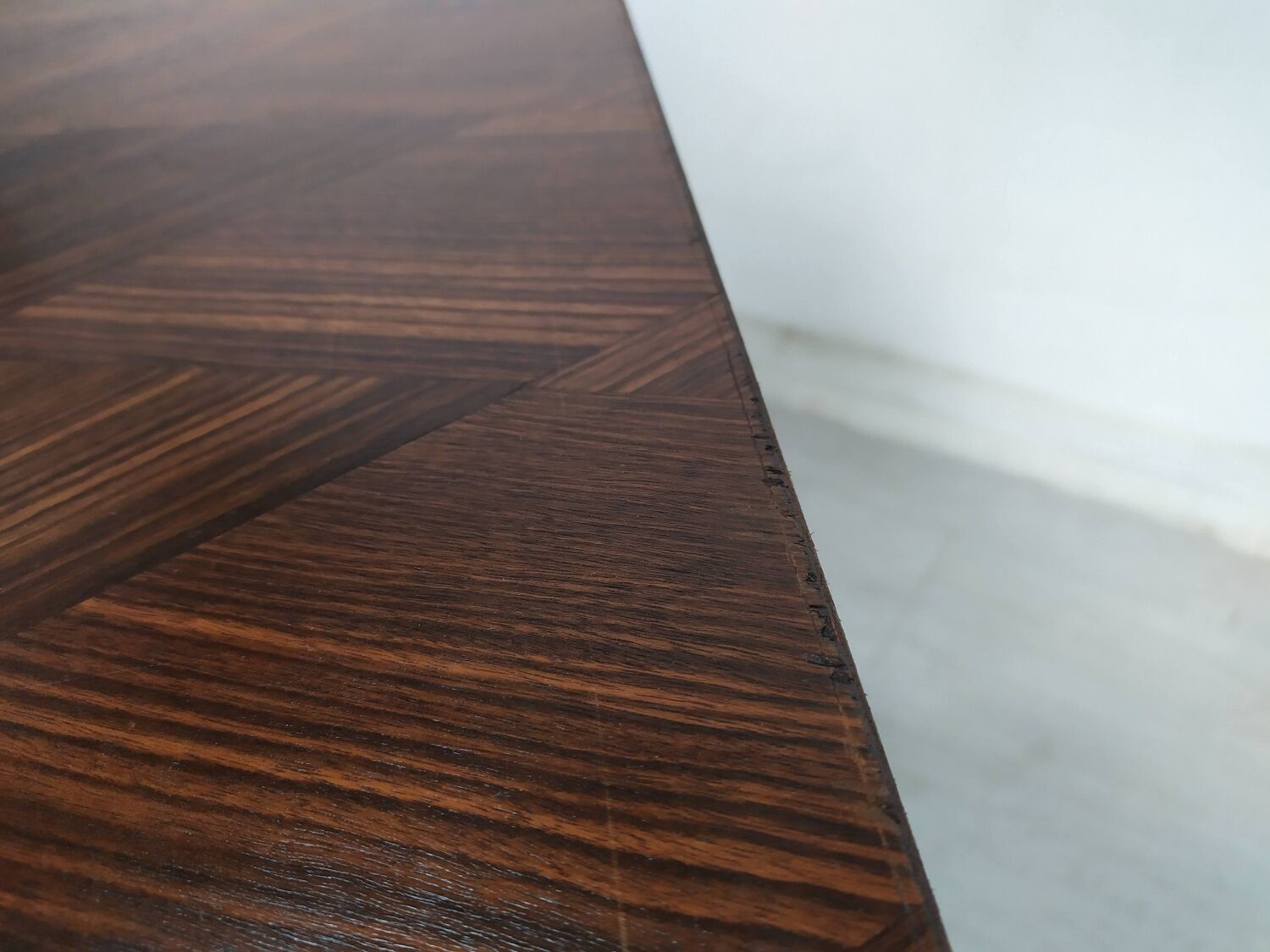 Pair of art deco consoles