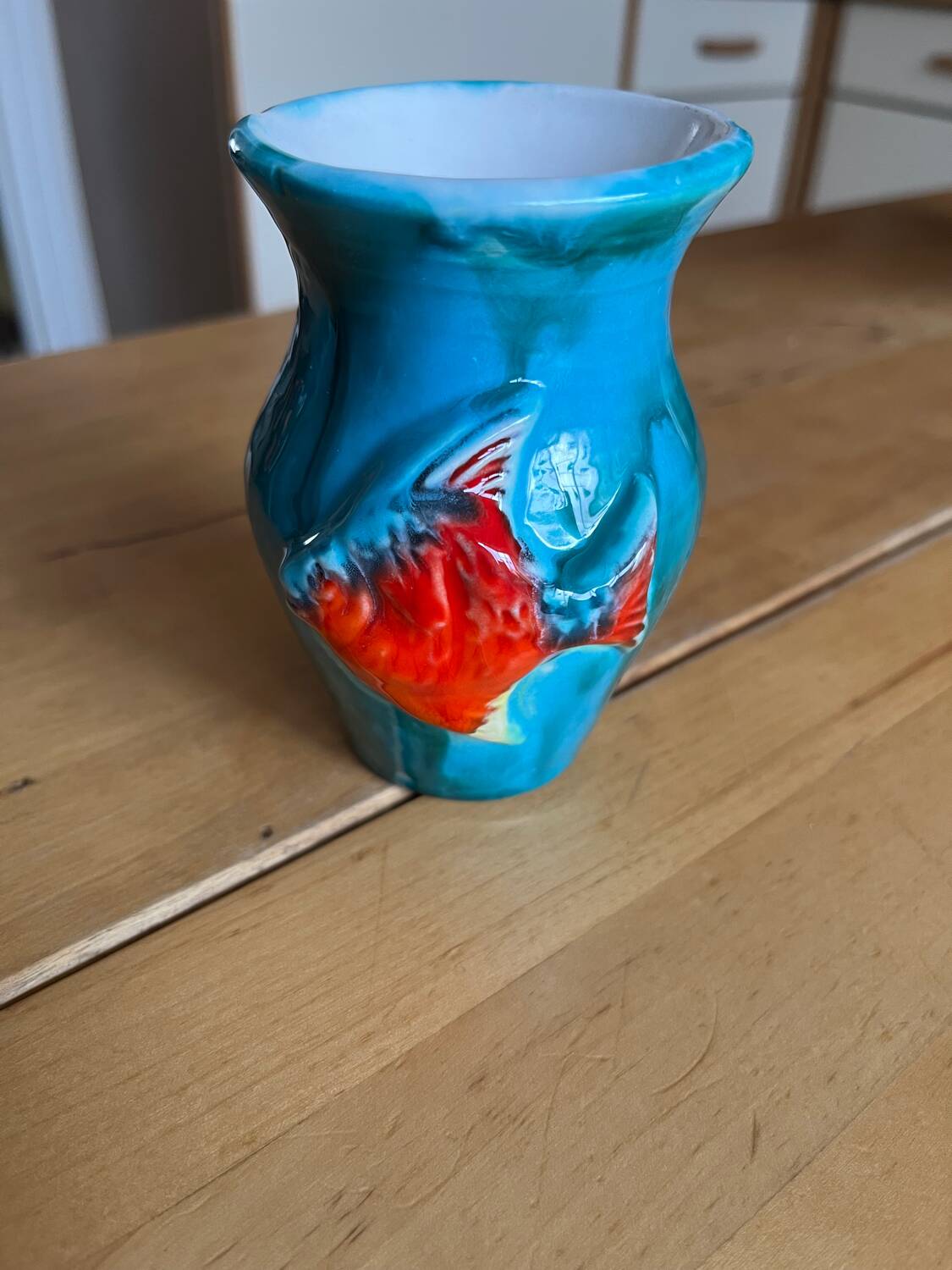 Blue vase