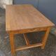 Oak drawer farmhouse table